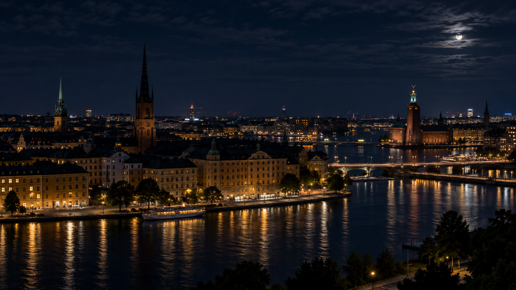 Flygvy över Stockholm