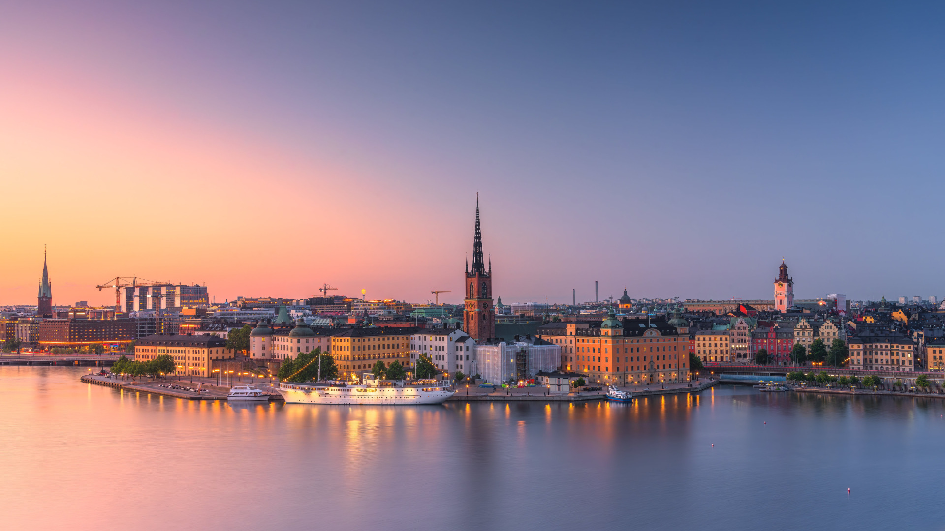 Flygvy över Stockholm