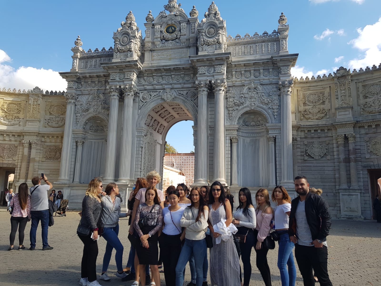 Studiebesök vid Dolmabahçepalatset i Istanbul